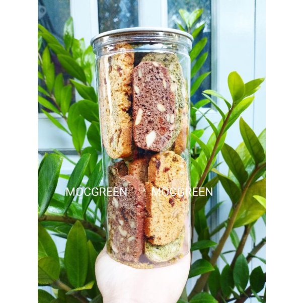 Bánh Ăn Kiêng BISCOTTI 3 vị thơm ngon