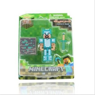 💎Mô hình minecraft steve giáp kim cương