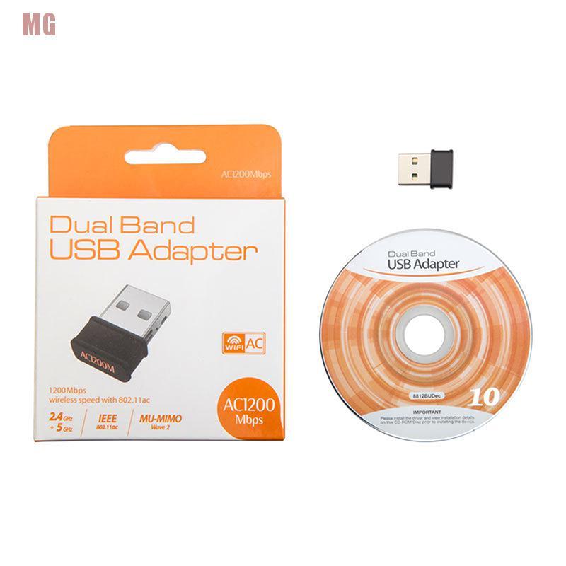 Usb Wifi Không Dây mg 802.11ac 1200mbps Dual Band 2.4g / 5g | BigBuy360 - bigbuy360.vn