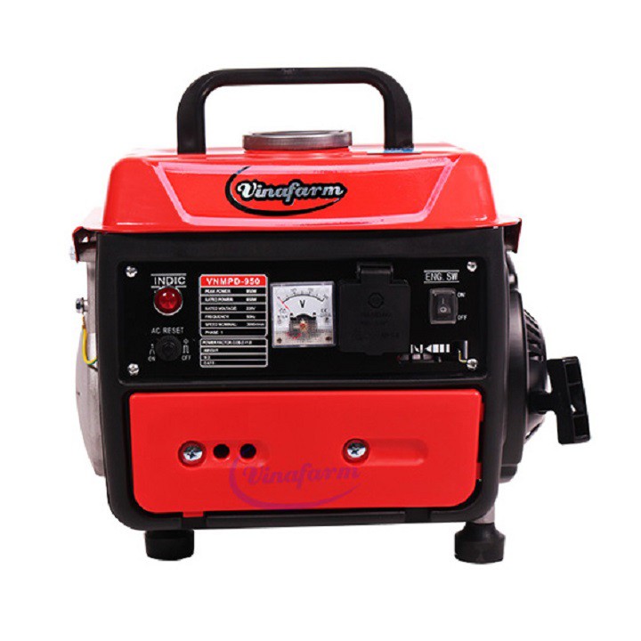 Máy Phát Điện Mini 1kw Chạy Xăng 2 Thì Vinafarm VNMPD-950