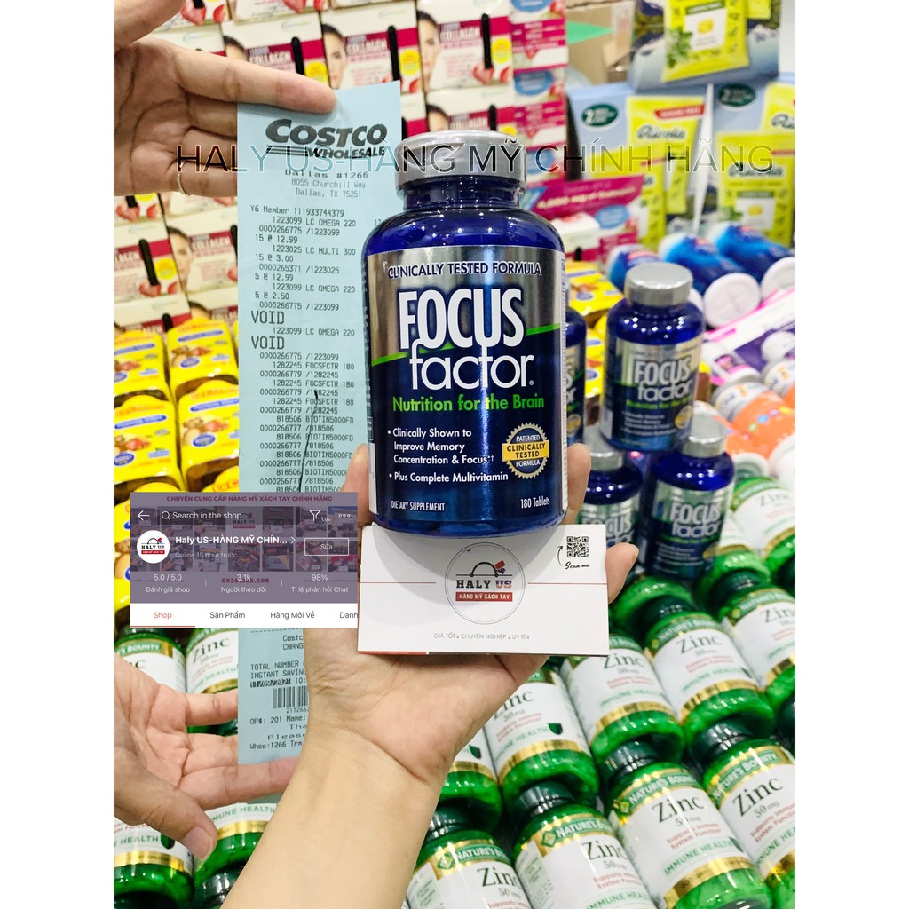 Viên Uống Bổ não Focus Factor