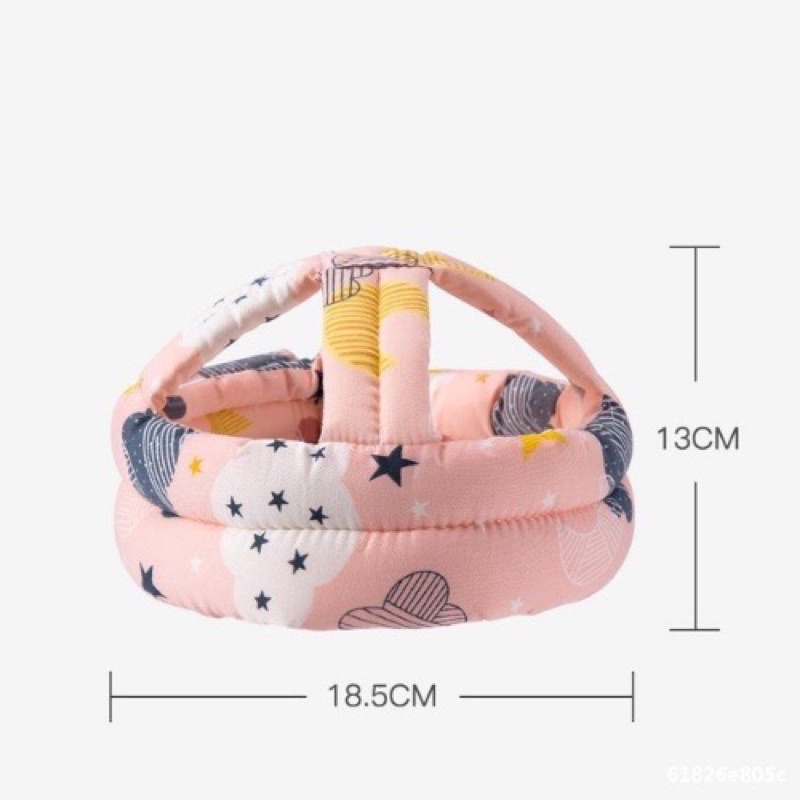 Mũ Bảo Vệ Đầu Cho Trẻ Em, Mũ Bảo Hộ Bằng Phao Mềm Mại Chống Va Chạm Vùng Đầu, Có Điều Chỉnh Dễ Dàng