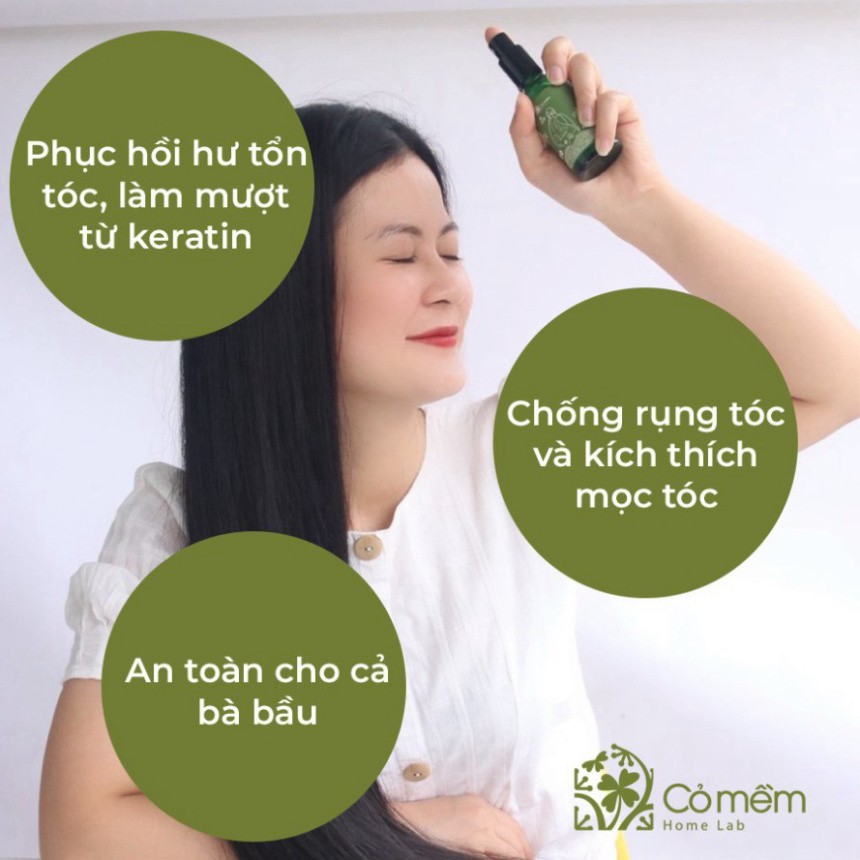 Hair Serum Tóc Mây Cao Cấp Kích Thích Mọc Tóc Giúp Tóc Chắc Khỏe Cỏ Mềm 50ml