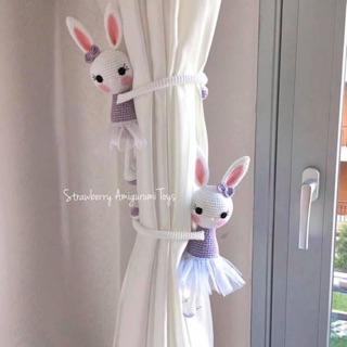 Thú bông cột rèm cửa
