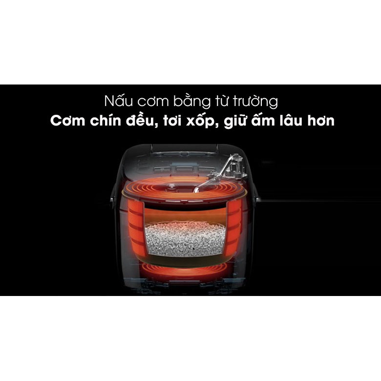 Nồi cơm điện cao tần Toshiba RC-10IX và RC-18IX, điện tử cảm ứng, công nghệ sóng điện từ, BH 12 tháng | BigBuy360 - bigbuy360.vn