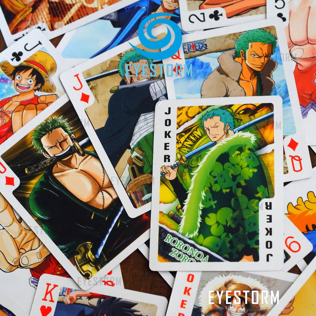 Bài tây anime One Piece - Đảo Hải Tặc  - tú lơ khơ, manga Poker Z - 54 lá