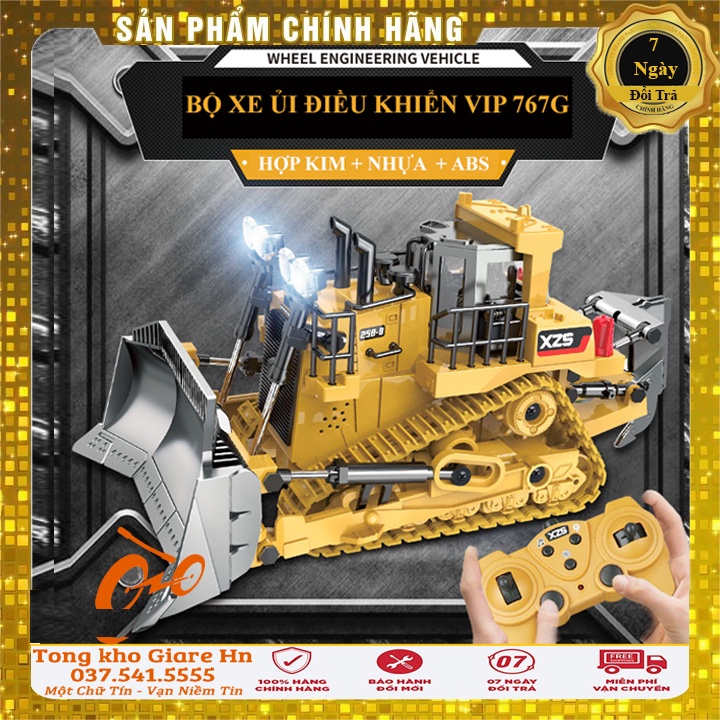 ☒xe ủi điều khiển từ xa bánh xích siêu vip, dòng vip được cấu tạo hợp kim vô cùng chắc chắn là đẹp nhất