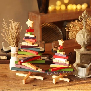 Cây thông noel gỗ trang trí (order)