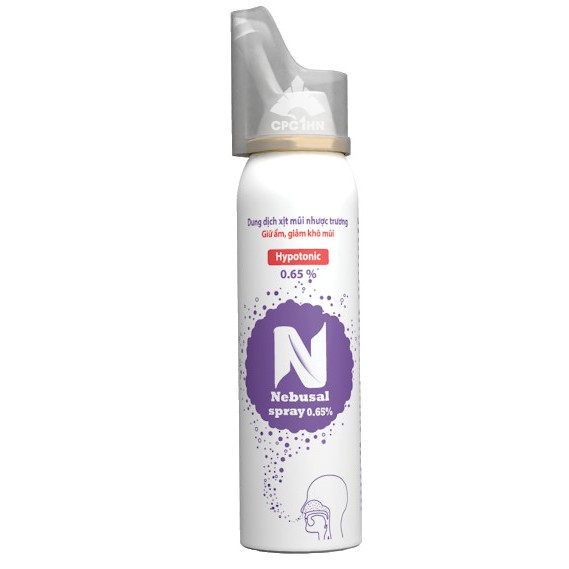 XỊT MŨI PHỤC HỒI TỔN THƯƠNG NIÊN MẠC NEBUSAL SPRAY 0,65% CPC1HN - 50ml