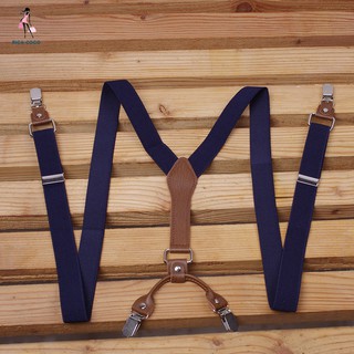 Dây đai quần yếm chữ Y phong cách vintage