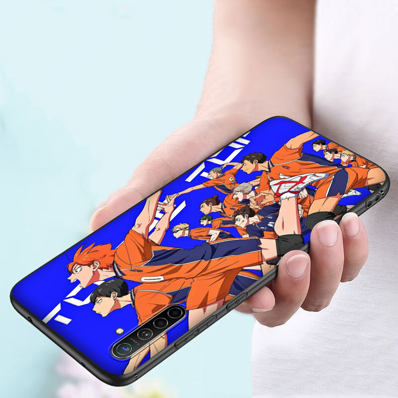 Ốp Lưng Silicone Mềm In Hình Nhân Vật Haikyuu Karauno Cho Oppo A5 A9 A53 A31 2020 A8 A12 A32 A52 A72 F15 F17 A91 A92 A92S A1K Pro