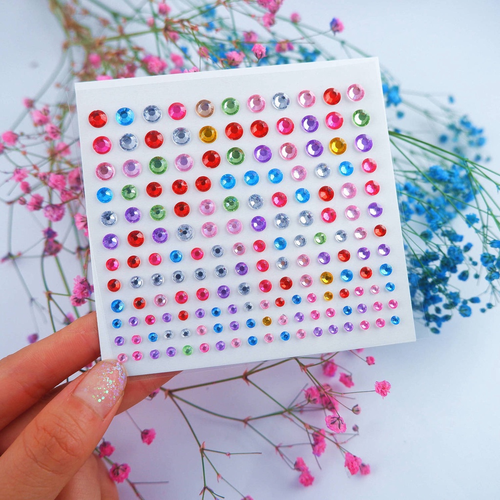 Miếng dán Acrylic hình viên kim cương ngọc trai nhiều màu sắc DIY trang trí DIY 19.my11.10 | BigBuy360 - bigbuy360.vn