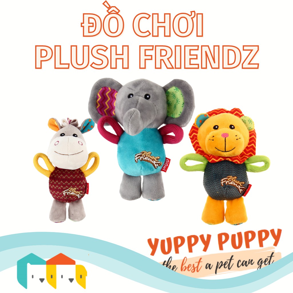 GiGwi Thú bông Plush Friendz có còi