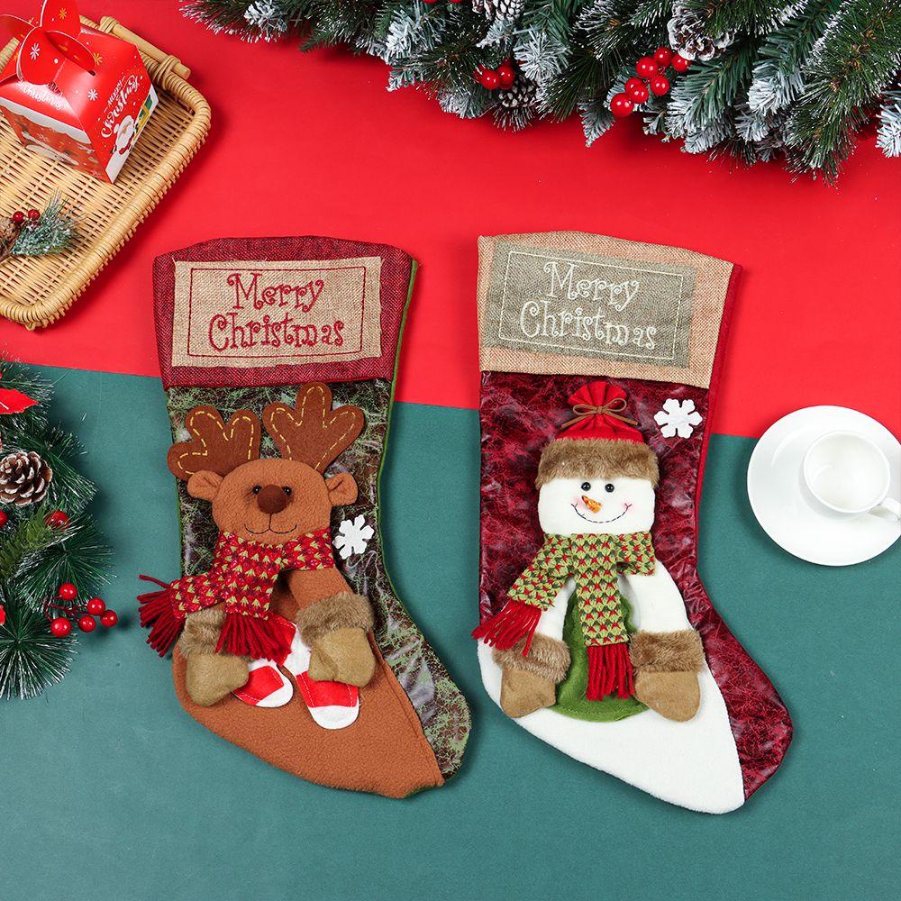 JANE Tất Treo Trang Trí Cây Thông Noel