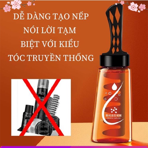 Gel vuốt Tóc Kèm Lược Tiện Dụng