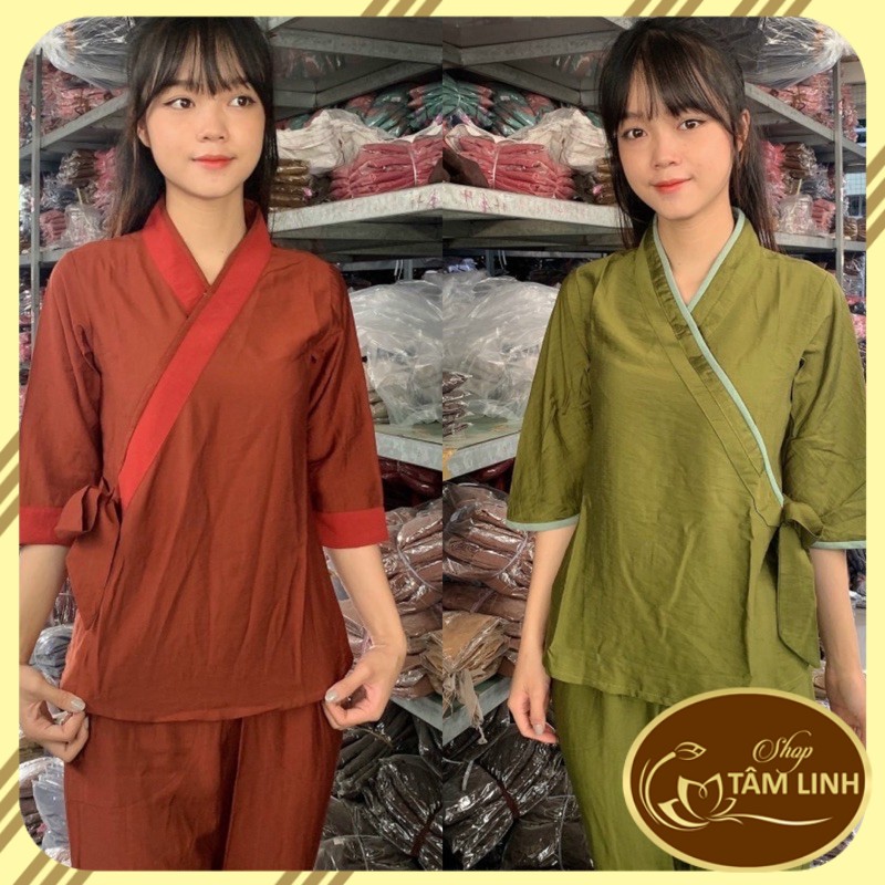 Áo Lam Đi Chùa # XÉO NƠ KHÔNG THÊU VẢI CAO CẤP GIÁ RẺ VÔ ĐỊCH