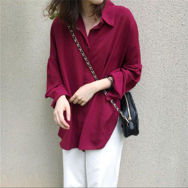 🌟HCM🌟🌺🌺️⚡ÁO SƠ MI ĐEN TRẮNG ĐỎ XÁM XANH NGỌC DÀNH CHO NAM NỮ MINA-FASHION 2803 | BigBuy360 - bigbuy360.vn