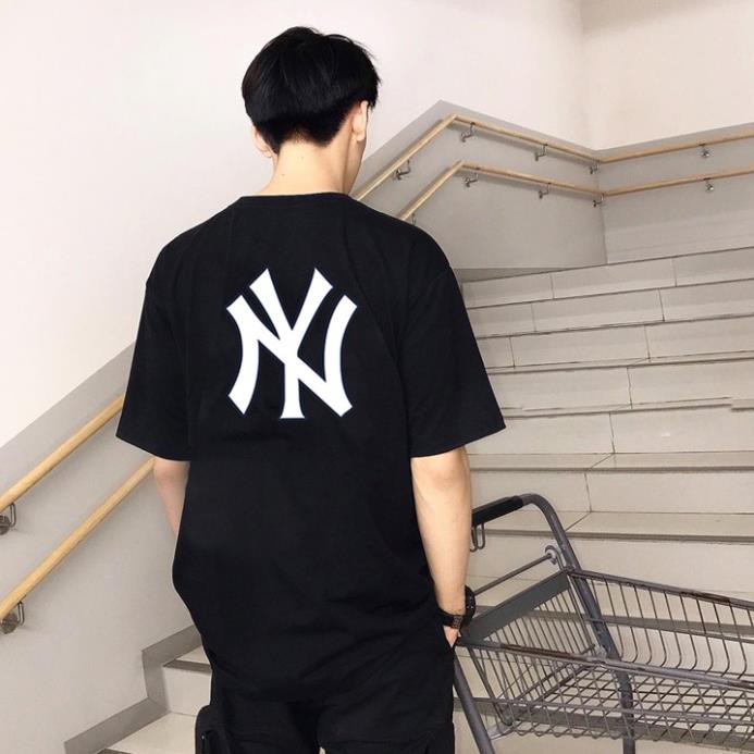 (SALE SỐC) Áo thun Cotton Unisex FORM RỘNG & TAY LỠ - New York Yankees Cực Đẹp