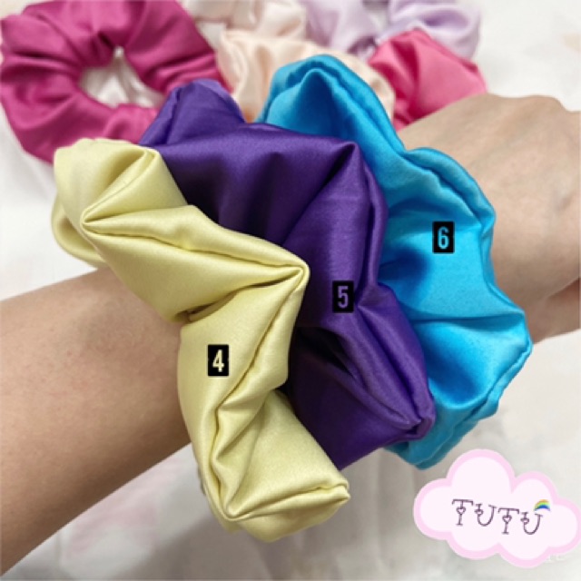 Dây buộc tóc/srunchies màu trơn