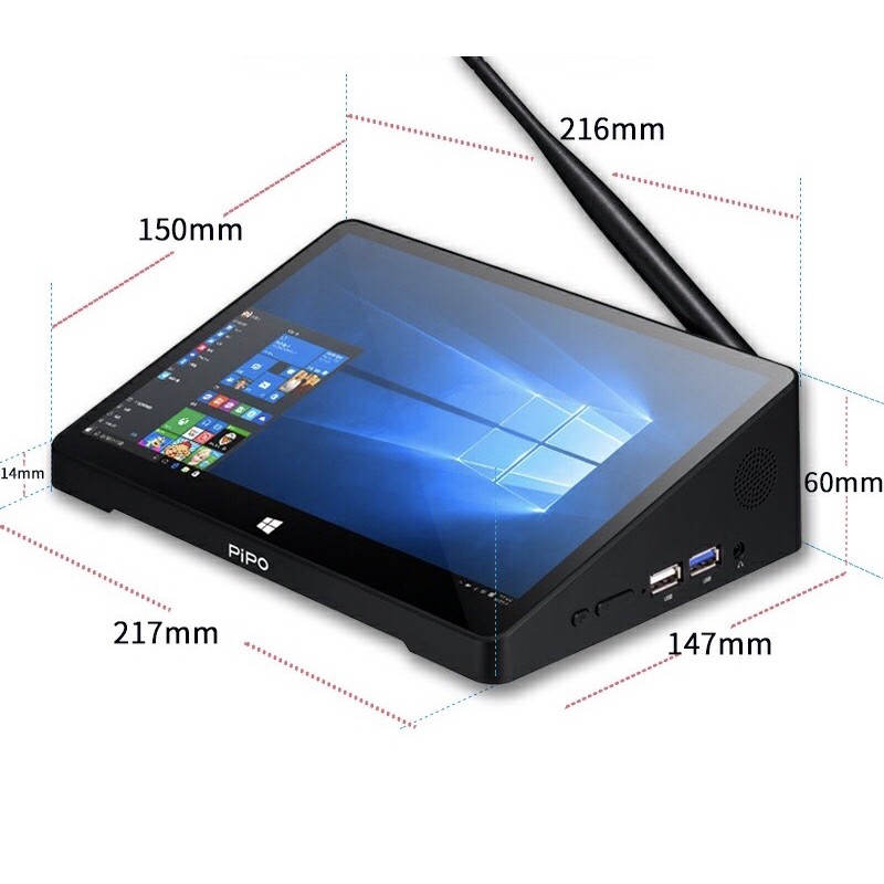 Máy tính mini cảm ứng PIPO X9S, Ram 3G, SSD 64G, windows 10