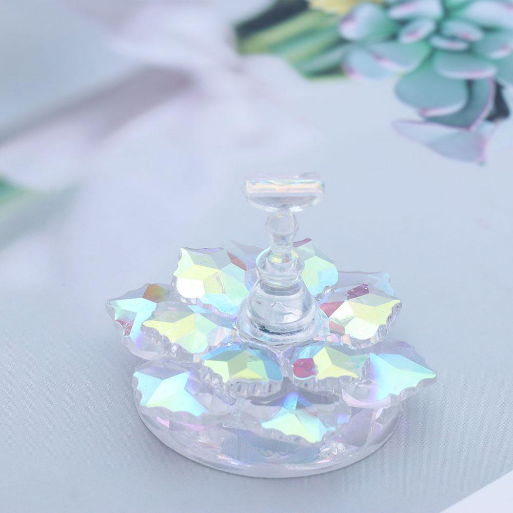 CACTU Giá Đỡ Trưng Bày Móng Tay Giả Hình Hoa Sen