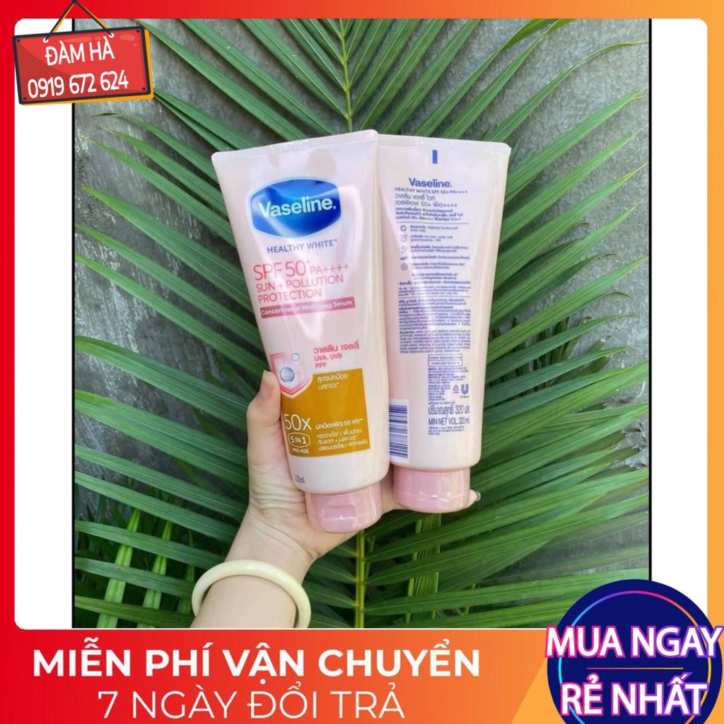 [SALE] Sữa Dưỡng Thể Vaseline 50x - 10x SPF 50++ Thái Lan 320ml