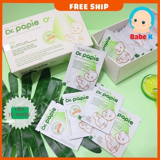Gạc rơ lưỡi  💥𝗔𝗡 𝗧𝗢𝗔̀𝗡 𝗖𝗛𝗢 𝗕𝗘́💥 Vệ sinh răng miệng thảo mộc Dr.Papie Shop Babe K