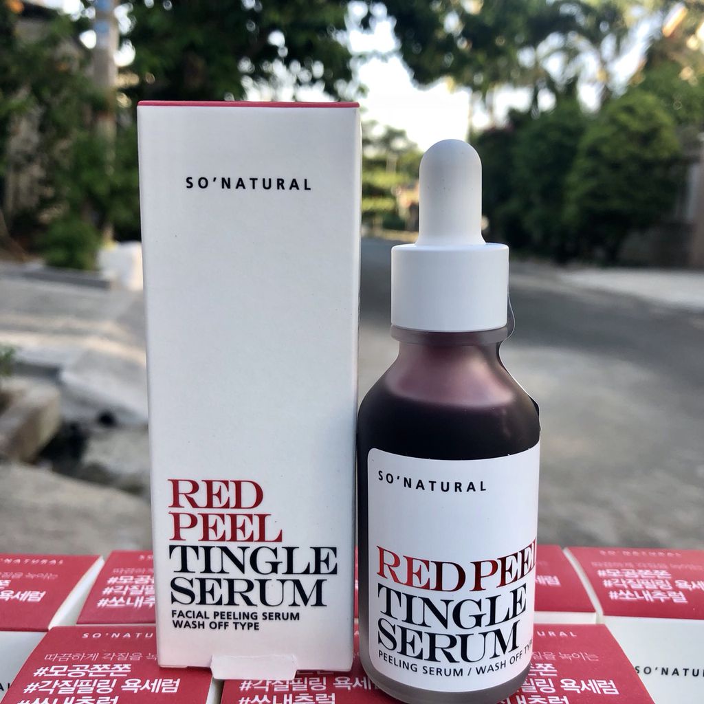 Tinh Chất Red Peel Tingle Serum So’Natural 35ml