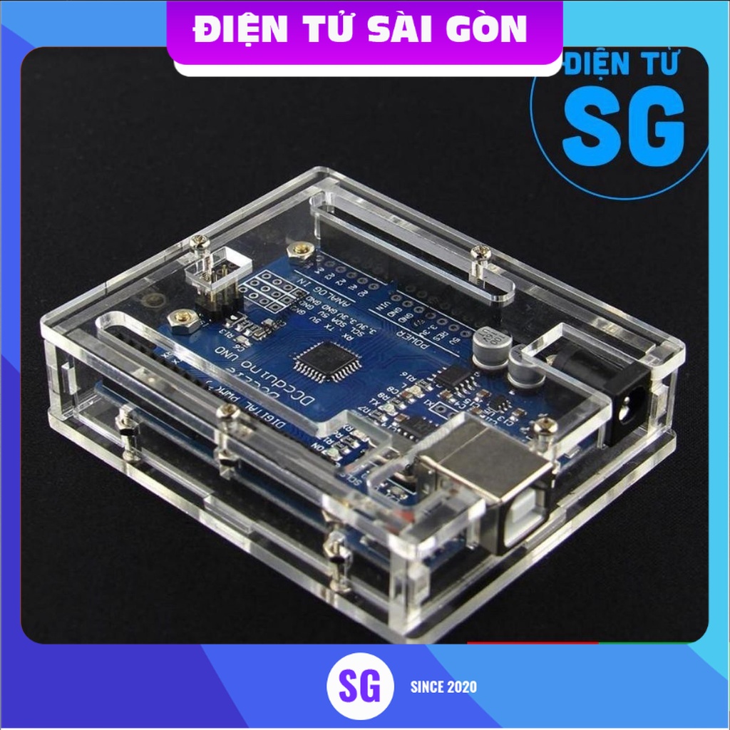Vỏ mica bảo vệ Arduino UNO R3 - WNI4
