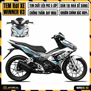 Decal Chế Xe Winner V3 - Winner X 2022 Cao Cấp | WNV3-10 | Tem Rời Cắt ...