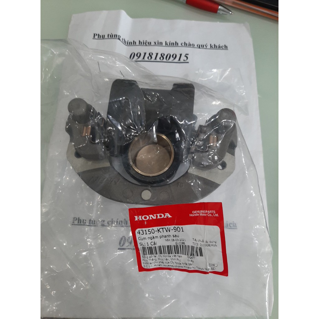 Cụm xy lanh phanh dầu sau sh 125.150 cbs sh việt 2012-2019 honda