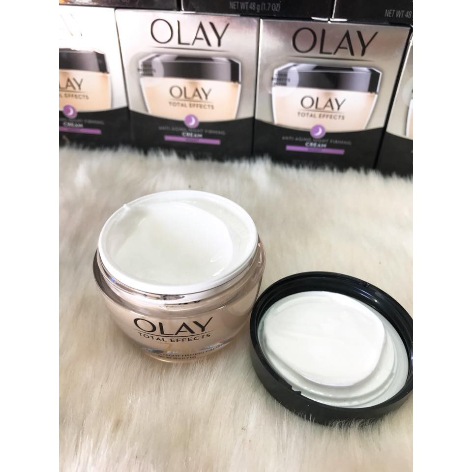 (USA 48g) KEM DƯỠNG DA BAN ĐÊM OLAY TOTAL EFFECTS NIGHT