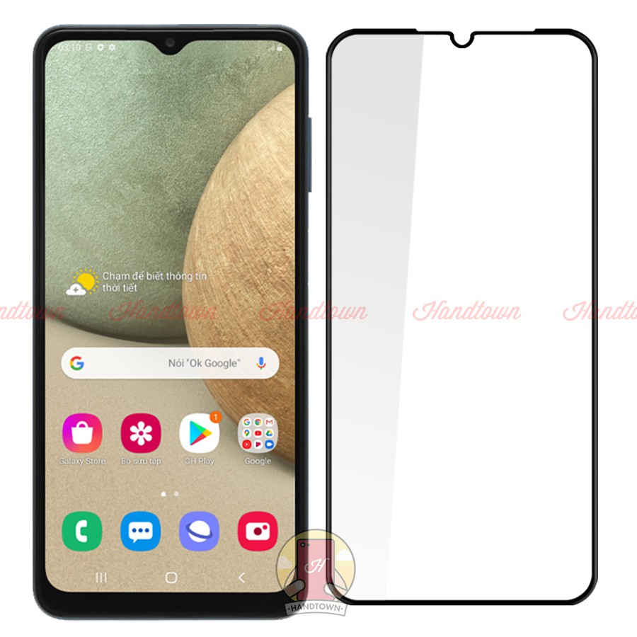Kính Cường Lực Viền Mỏng Samsung Galaxy M12 M32 M42 M52 M62 4G 5G Không Lấn Màn Full Màn Đen Full Keo Không Chấm Li Ti