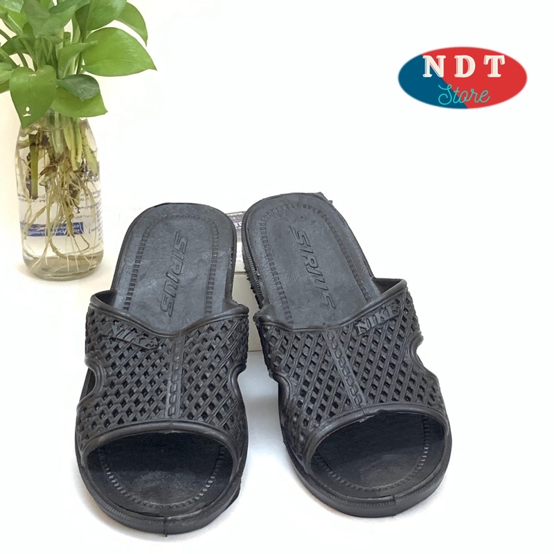 Dép tổ ong Dép đi trong nhà Màu Đen Nam Nữ đi trong nhà văn phòng siêu bền