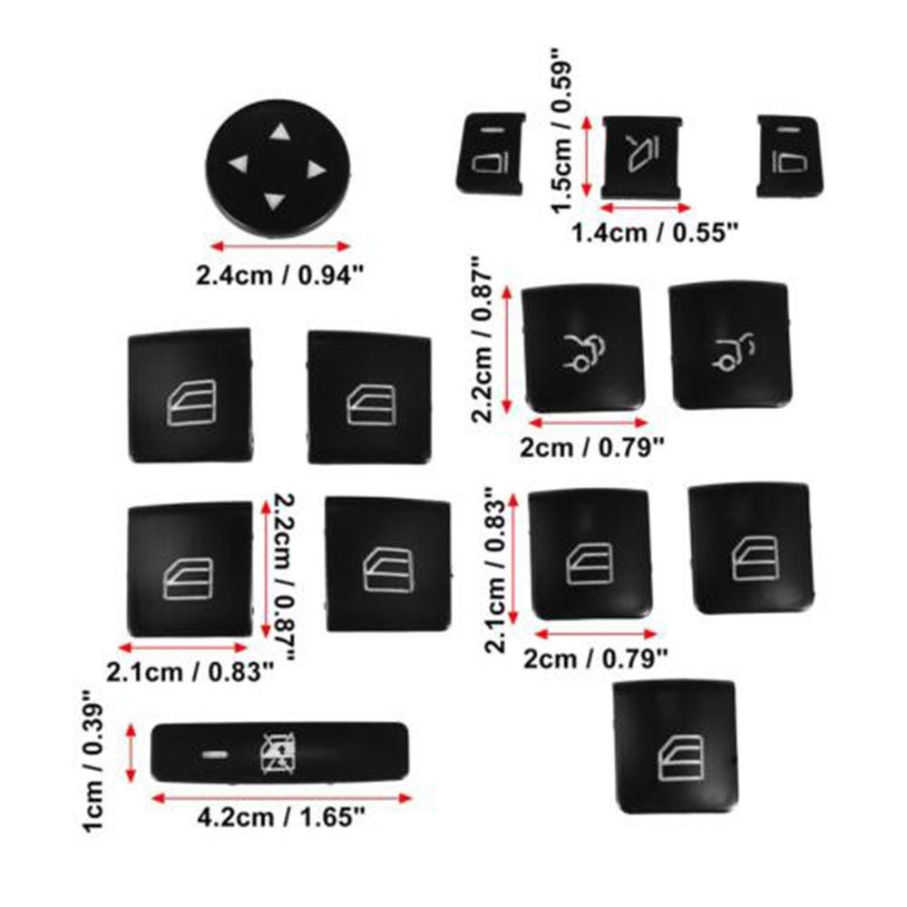 Vỏ Bọc Nút Điều Khiển Cửa Sổ Không Biến Dạng Cho Benz B / E / C / CLA / GLA / ML / GL / GLE / GLS