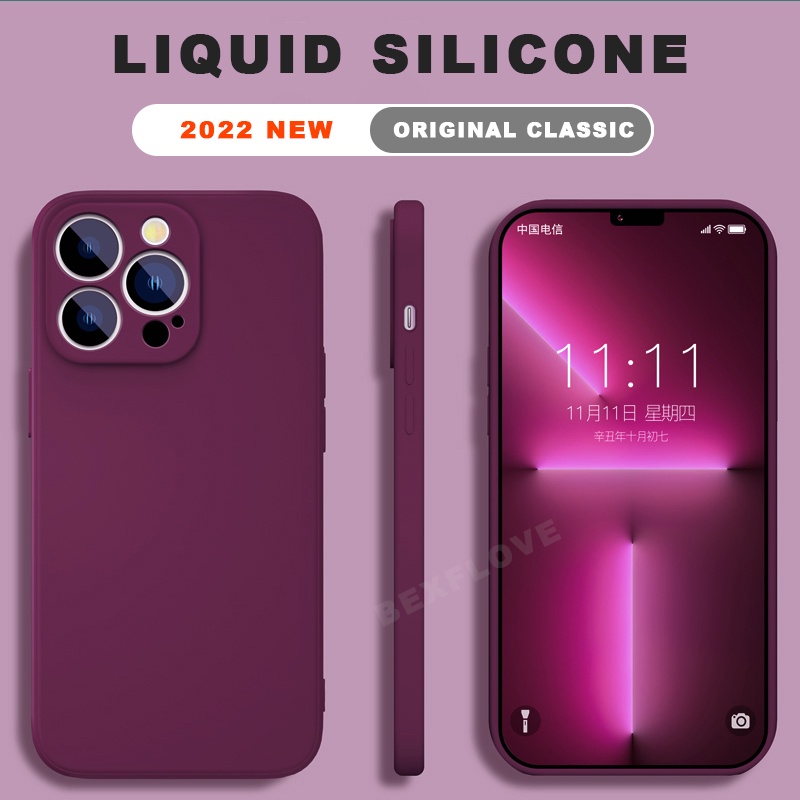 Ốp Điện Thoại Silicon Dẻo Mềm Mại Bảo Vệ Cho iPhone 7 8 Plus 7Plus 8Plus 11 12 13 Pro Max