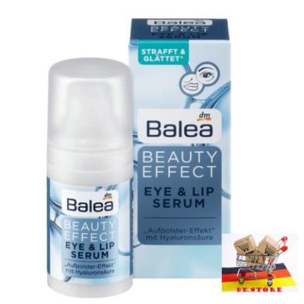 [DE] Huyết thanh dưỡng mắt và môi Balea Beauty Effect Eye & Lip Serum