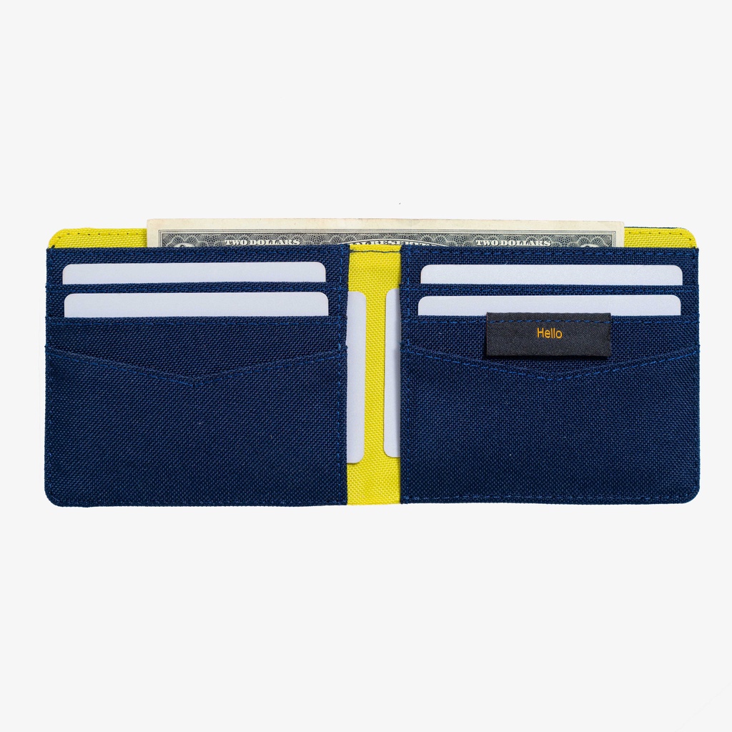Ví vải unisex chống thấm nước DIM Grand Wallet Ngang - 3 màu