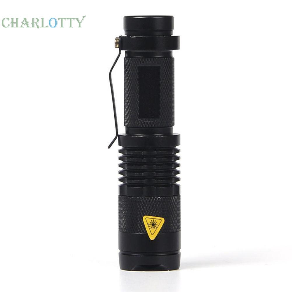 Đèn Pin Tia Uv Chalotty Xpe Q5 395 Có Thể Phóng To Dùng Để Soi Tiền Giả
