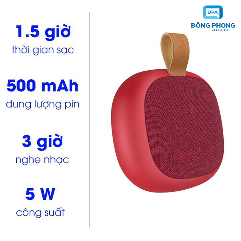 [Mã ELHACE giảm 4% đơn 300K] Loa Bluetooth Mini Hoco BS31 Chính Hãng