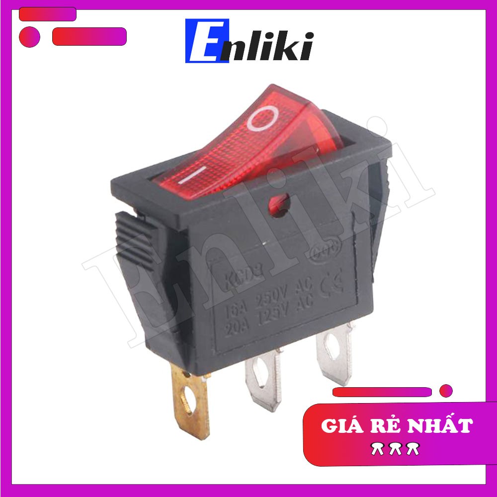 Công Tắc Bập Bênh 15A 250V KCD3-101N
