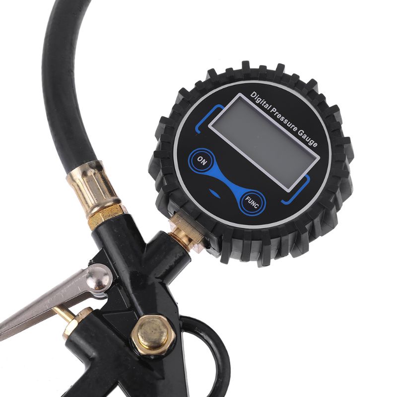 Máy Bơm Lốp Xe Kỹ Thuật Số 200 PSI 0.05 Có Đồng Hồ Đo Áp Suất