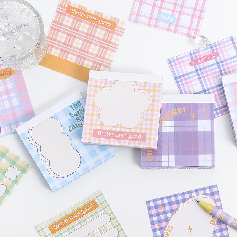 Bộ 100 Tờ Giấy Ghi Chú Tự Dính Tiện Dụng Cho Trường Học/Văn Phòng