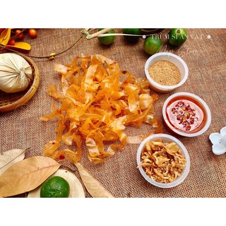BÁNH TRÁNG DẺO TÔM SATE HÀNH PHI