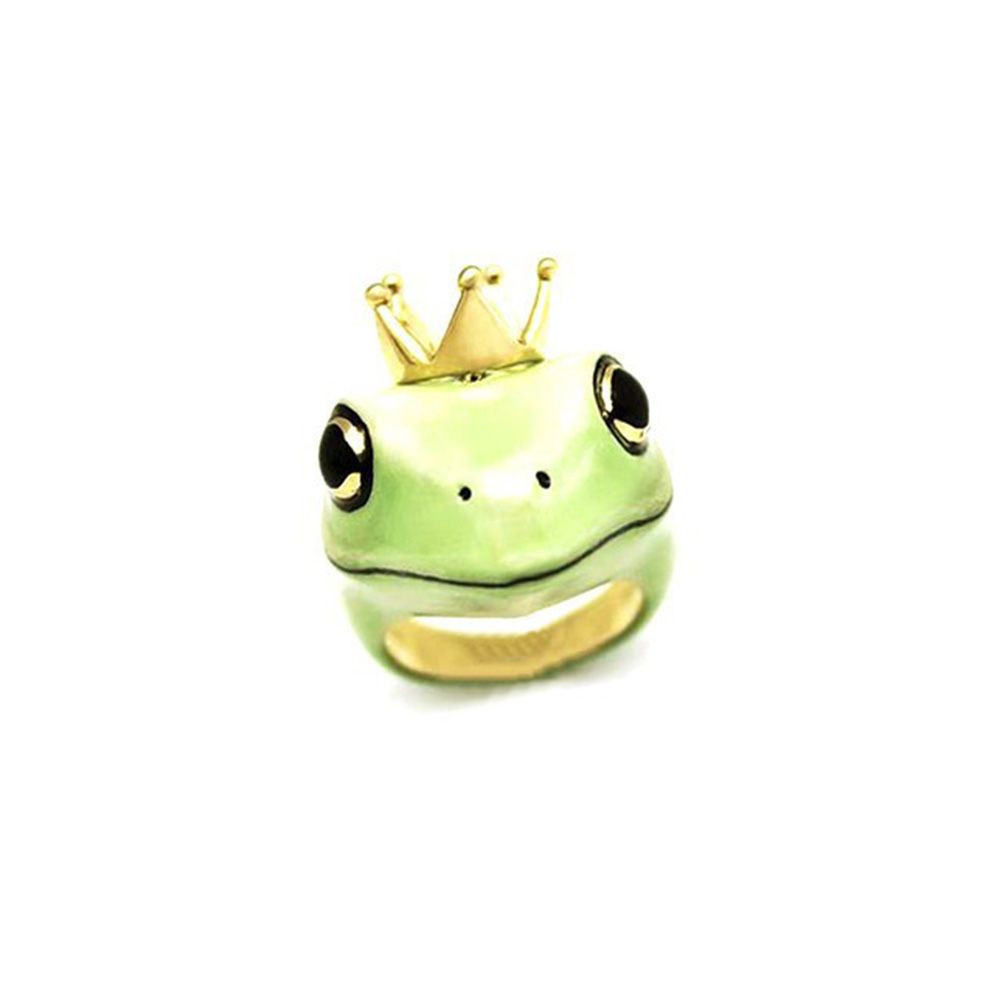 Nhẫn thời trang phối hình chú ếch dễ thương