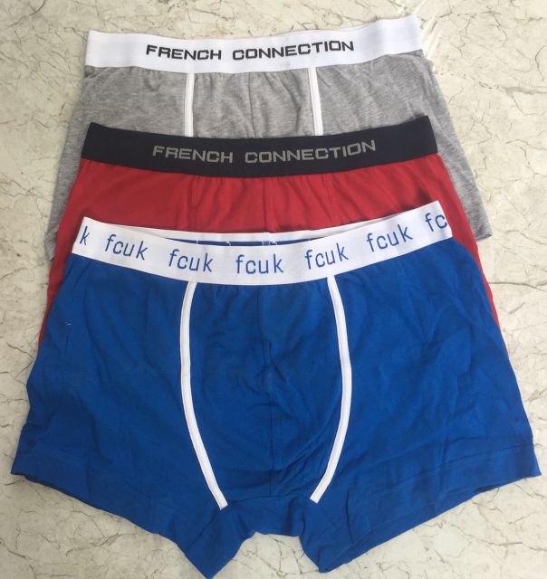 Set 3 Boxer nam Frech Connection, hàng xuất xịn