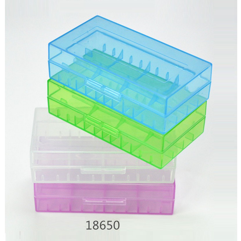 Hộp đựng pin, để vừa 2 pin to 18650 và các loại pin khác 18500, 14500, 14250, AA, AAA.....