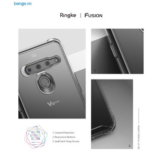 Ốp lưng LG V50 Ringke Fusion