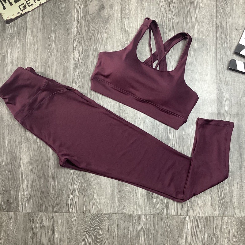 Set bra dây chéo 4 dây tập gym,yoga và thể thao