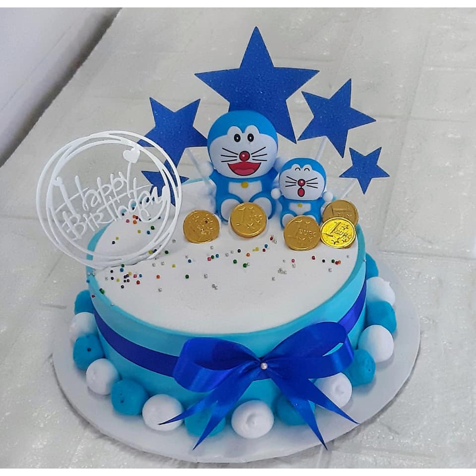 Bánh kem sinh nhật chủ đề hoạt hình nhân vật Doreamon